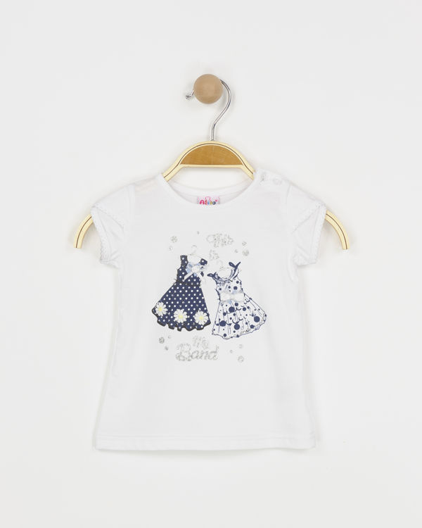 Picture of B00503 GIRLS 100% COTTON SHORT SLEEVE TOP